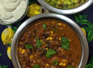 Foto de Chilli com Soja e Mix de Feijões