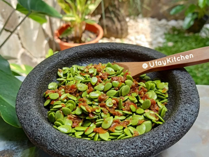 Easy Steps to Prepare Recipes 021. Sambel Kemlandingan/Petai Cina/Selong/Lamtoro the Can Spoil the Tongue Make You Drink.