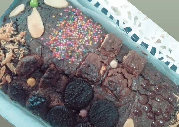 Resep masakan Brownies (shiny &amp; crust) | Cara Masak Brownies (shiny &amp; crust) Yang Sedap