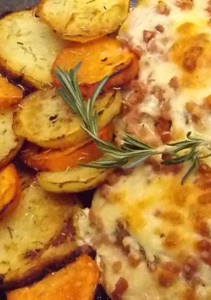 Foto principal de Pechuga de pollo rellena con queso de cabra