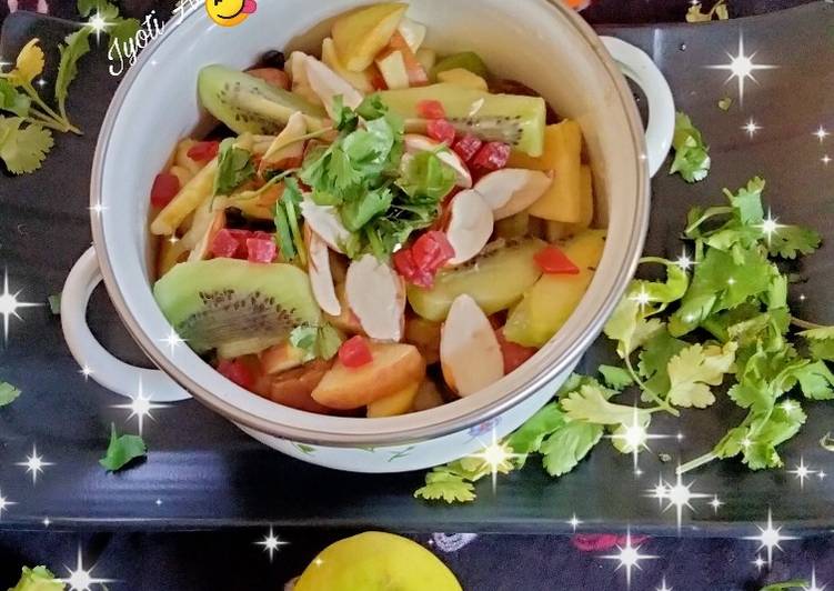 How to Prepare Any-night-of-the-week Kiwi 🥝🥝🍎 Berry fruits with 🍯 honey, lemon salad 🥗🥗🥗🥗