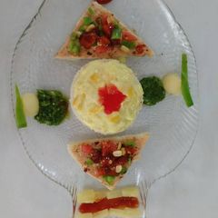 A picture of Bellpepper & pineapple chatpata salad.