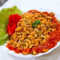 Spicy Chicken Macaroni🤩🤗 A picture of Spicy Chicken Macaroni🤩🤗.