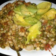 A picture of Peas and Maize githeri.