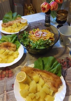 O poză a rețetei Pește pane.