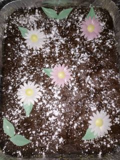Una foto de Brownie de chocolate