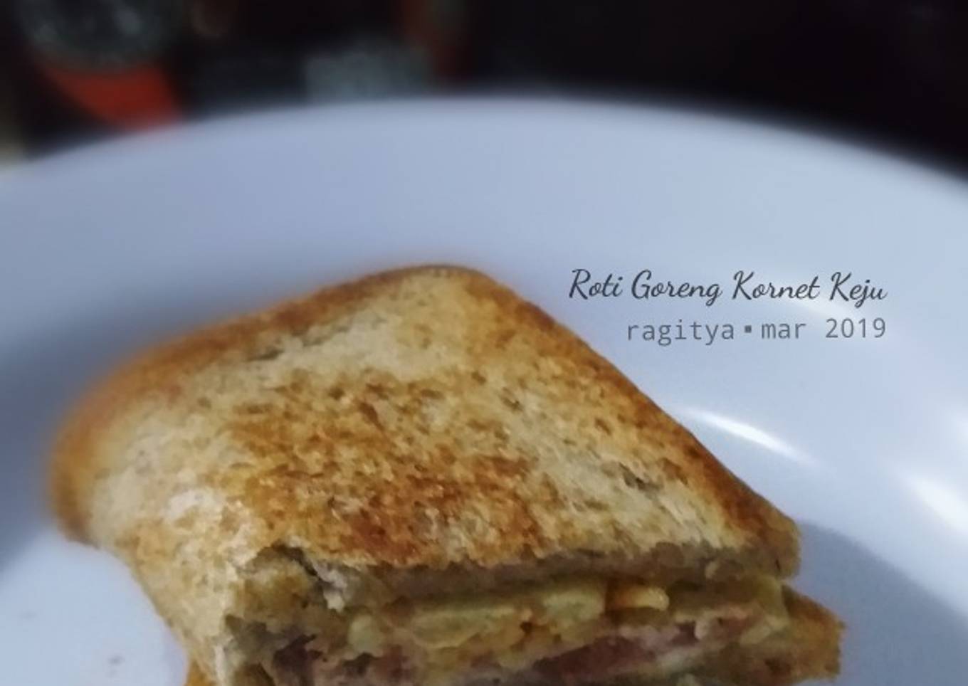 Roti Goreng Kornet Keju