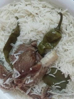 صورة لوصفة كبسة رز ابيض باللحم
