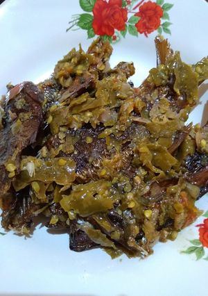 Foto resep Balado Hijau Ikan Salai