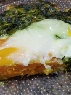 Una foto de Tortilla de espinaca al horno: rejunte de heladera 💪