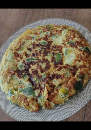 Una foto de Tortilla de zapallitos