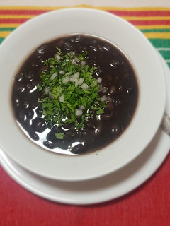 A picture of Grandma's Quick Black Beans.