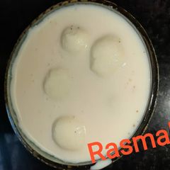 A picture of Rasmalai recipe.