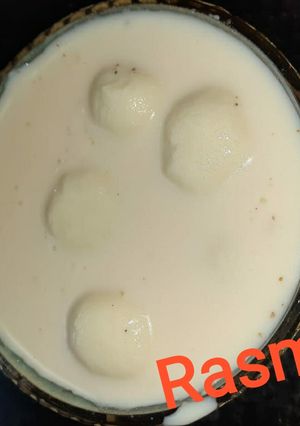 A picture of Rasmalai recipe.