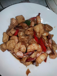 Foto resep Sambel goreng tahu udang