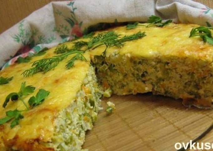 Фитнес запеканка с куриным филе и овощами Еда, Кулинария