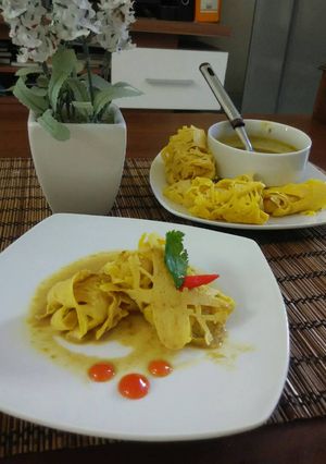 Foto resep Roti Jala kuah Kare