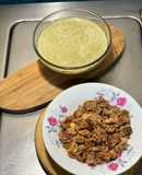 *QUESADILLAS DE TORTILLA DE HARINA CON CHICHARRÓN Y SALSA GUERA*