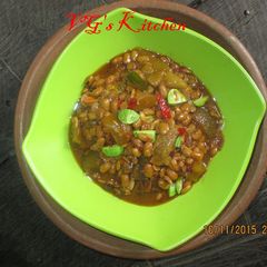 A picture of Krechek Sambal with Cowpeas (SAMBAL GORENG KRECEK).