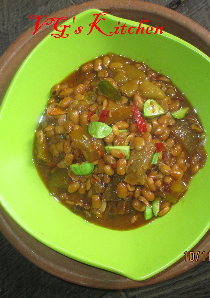 A picture of Krechek Sambal with Cowpeas (SAMBAL GORENG KRECEK).
