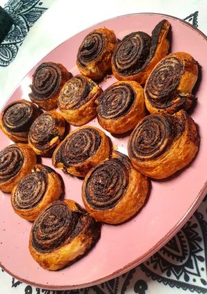Mini kakaós csiga 🐌 recept fotója