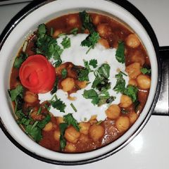 A picture of Shahi chole.