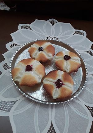 عکسی از دستور کاپ کیک کرمدار