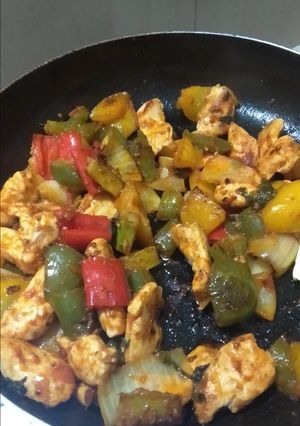 Foto resep Chicken Fajitas - Mexican Food