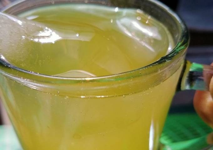 Standar Resep  bikin Es jeruk peras  sesuai selera