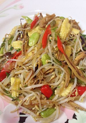 Foto resep Tumis Tauge Teri Asin dan Pete