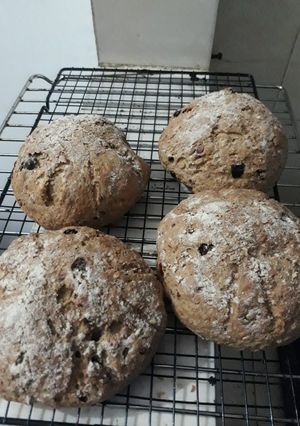 Foto resep Whole wheat bread with seeds and dry fruits