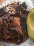 Pollo con hongos