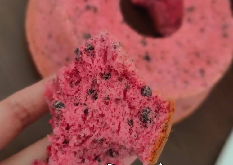 Resep Chiffon Strawberry Oreo • Tepung Beras | Cara Buat Chiffon Strawberry Oreo • Tepung Beras Yang Mudah Dan Praktis