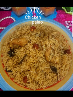 A picture of One pot chicken palao.