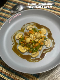 Foto resep Tumis Jamur mix Sayuran & Ayam