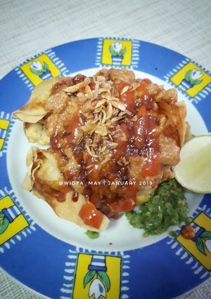 Foto resep Pangsit Goreng Dengan Sambal Kacang ala Batagor
