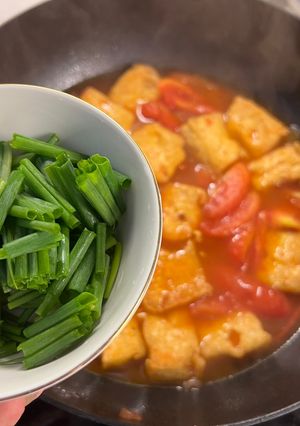 Hình của món Đậu sốt cà chua.