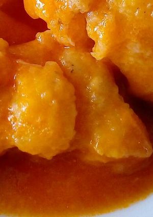 Una foto de Bacalao fresco en tomate frito