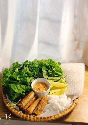 Hình của món Ram cuốn rau sống (Nem cuốn rau sống).
