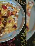 Peanut brittle with rose &cherries