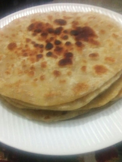 A picture of Soft layered chapati #4weeks challenge.