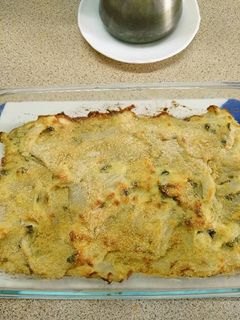 Una foto de Pencas de acelgas al horno