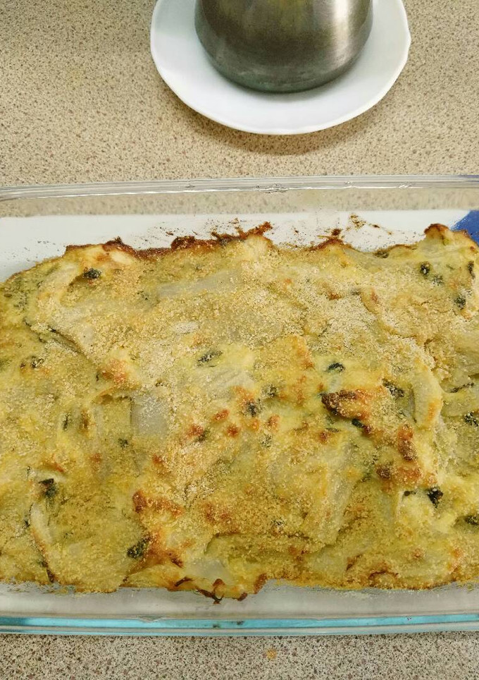 Una foto de Pencas de acelgas al horno