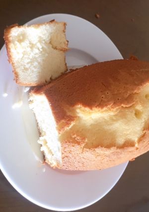 Hình của món Bánh bông lan sữa tươi.