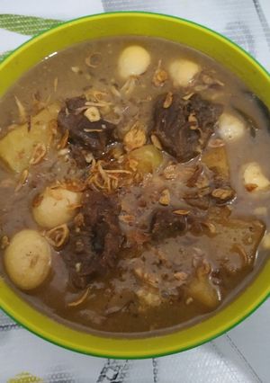 Foto resep Semur daging susu