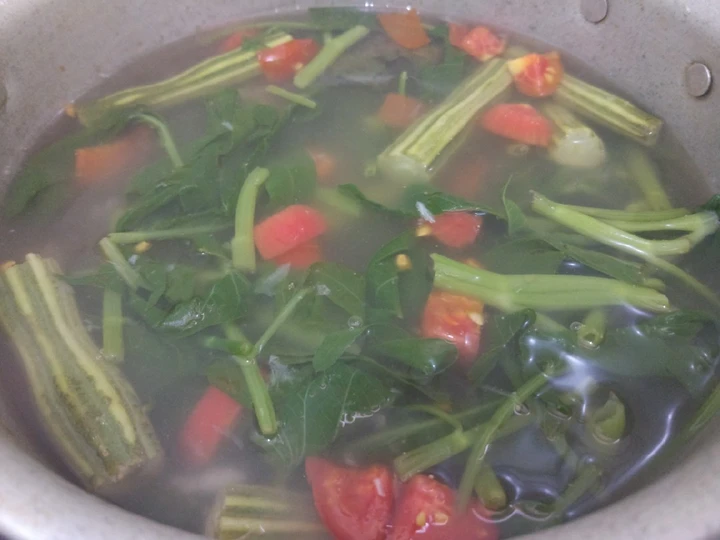 Cara Gampang Membikin Resep 155. Sayur Asam Buah Kelor yang Sempurna Anti Ribet, Uenak Banget