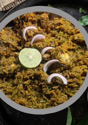 A picture of Chicken Biryani.