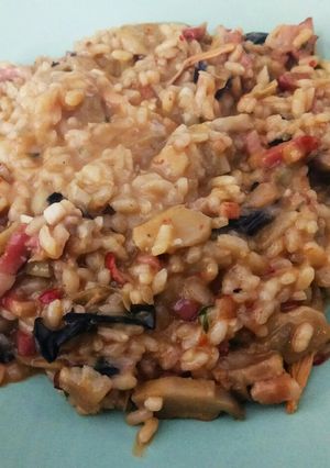 Foto principal de Risotto de alcachofa y bacon