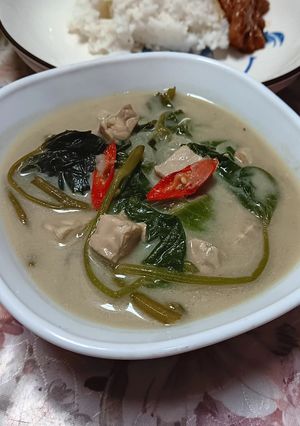 Foto resep Sayur bobor kangkung tempe