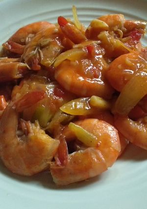 Foto resep Udang saos padang